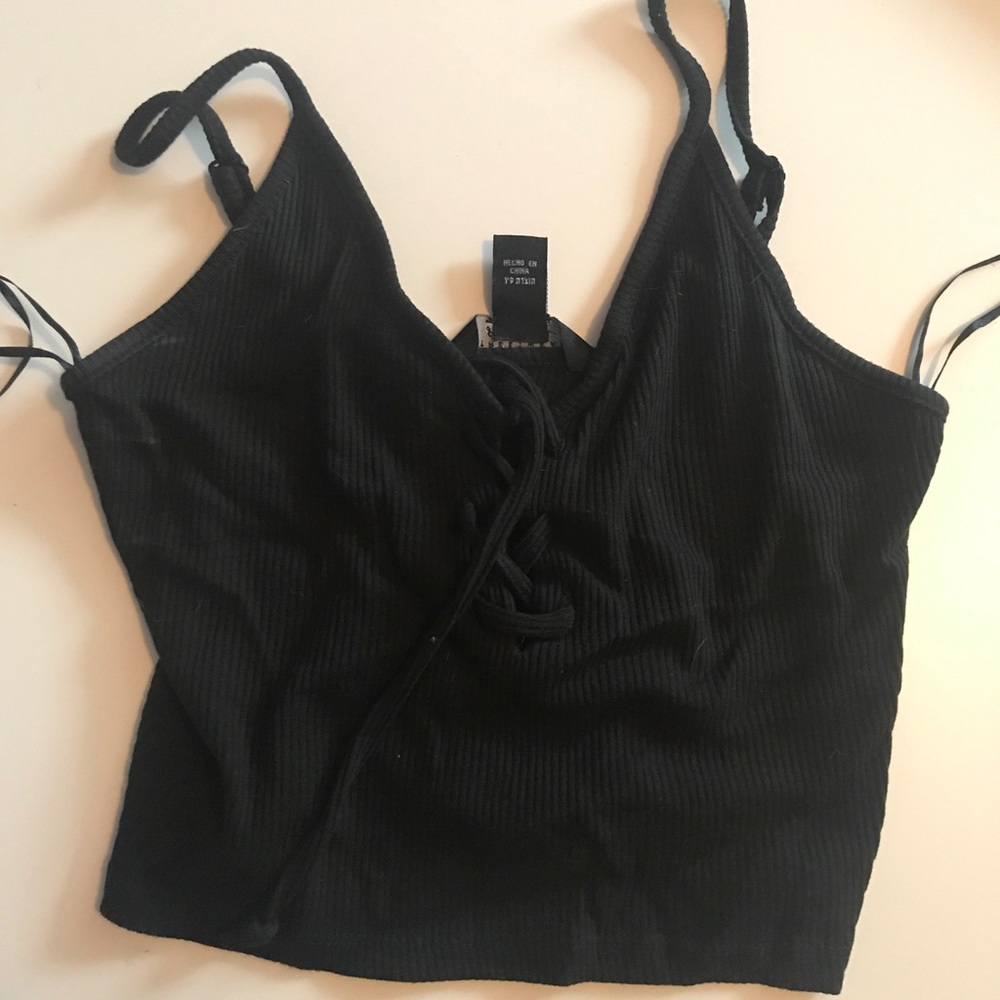 Lace up tank